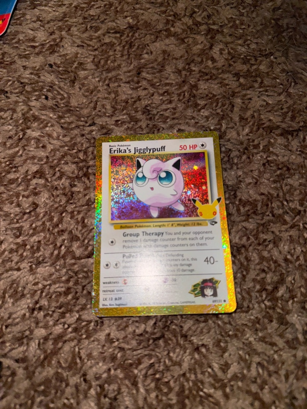 Pokémon Gold Erika's Jigglypuff - ME: 30th Celebration Classic Collection (30C)